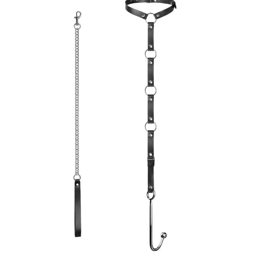 Anal Hooks EverydayUse Anal Kinky and 5853 Collar with Hook Leash 0111